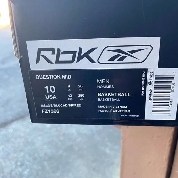 Allen Iverson and James Harden Reebok Shoes - Picture 12 of 13